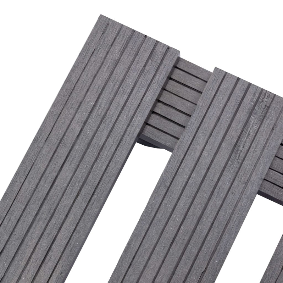 Plantentrolleys 4 St 30X30X7,5 Cm Hkc Grijs