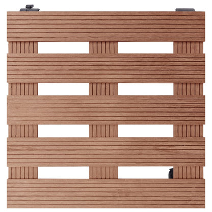 Plantentrolleys 30X30X7,5 Cm Hkc 4 Bruin Vierkant