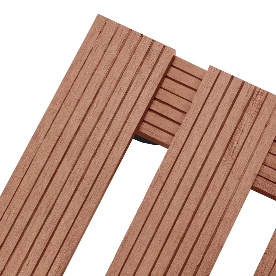 Plantentrolleys 30X30X7,5 Cm Hkc 4 Bruin Vierkant