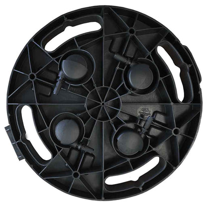 Plantentrolleys Met Wielen 170 Kg Diameter 30 Cm Zwart 2