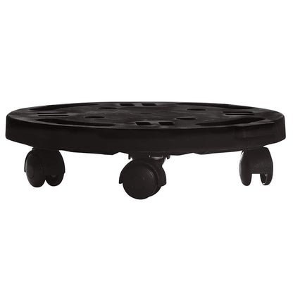 Plantentrolleys Met Wielen 170 Kg Diameter 30 Cm Zwart 3
