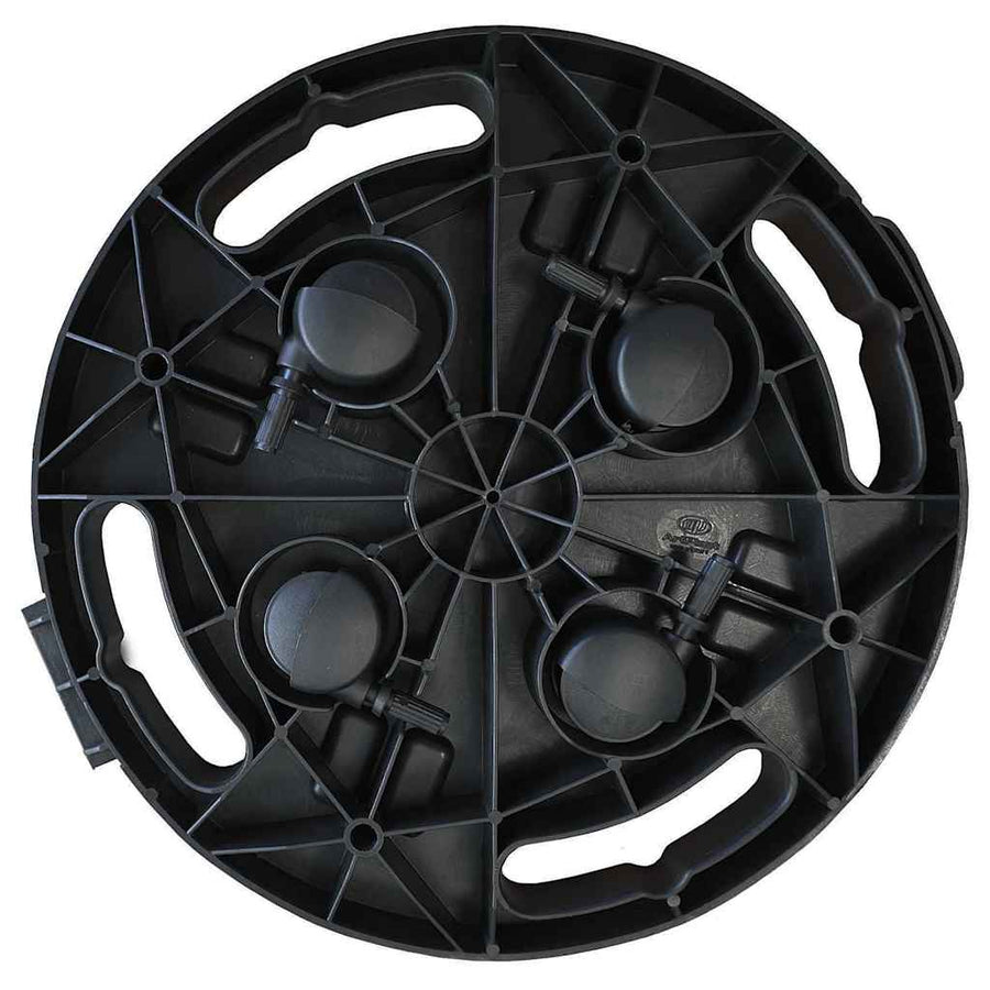 Plantentrolleys Met Wielen 170 Kg Diameter 30 Cm Zwart 5