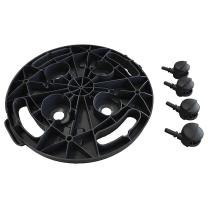 Plantentrolleys Met Wielen 170 Kg Diameter 30 Cm Zwart 5