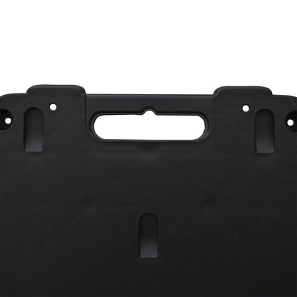Transporttrolleys 2 st 58x38x12 cm polypropeen zwart