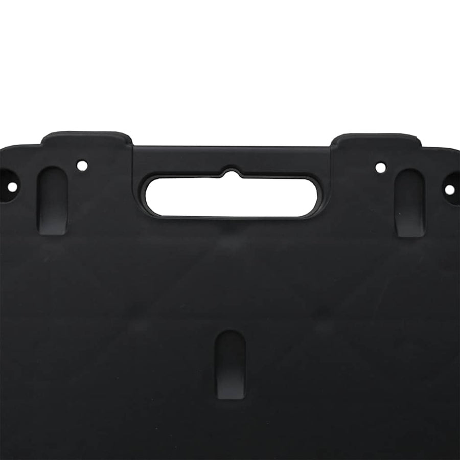 Transporttrolleys 2 st 58x38x12 cm polypropeen zwart