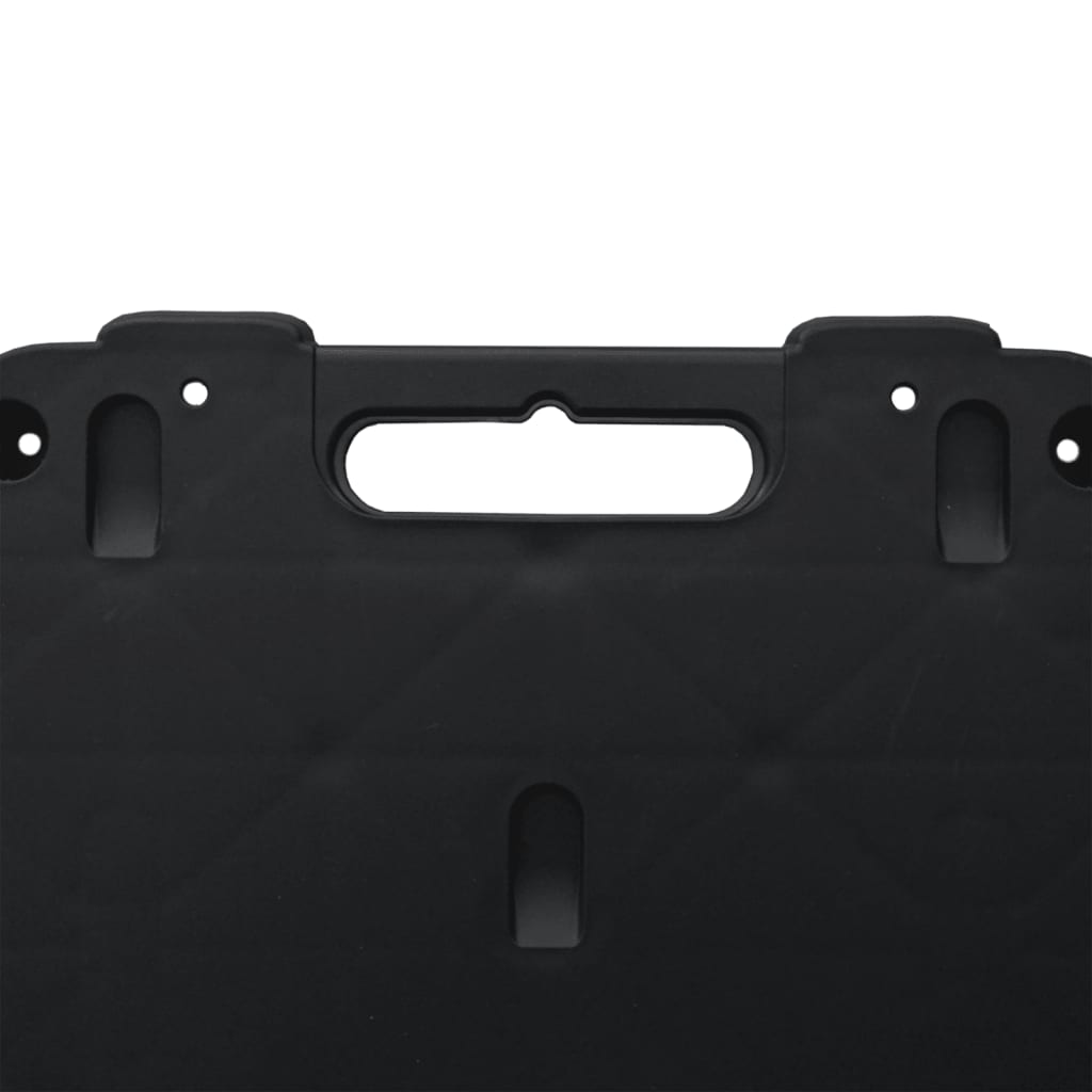 Transporttrolleys 3 st 58x38x12 cm polypropeen zwart