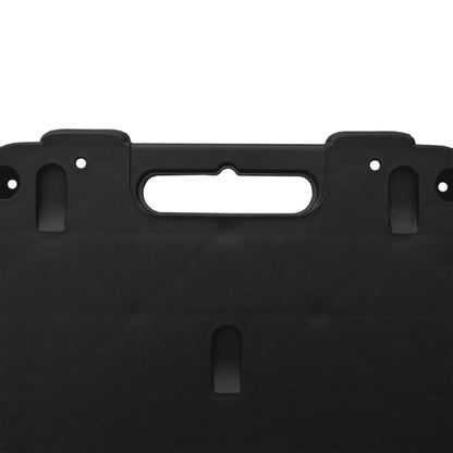 Transporttrolleys 3 st 58x38x12 cm polypropeen zwart