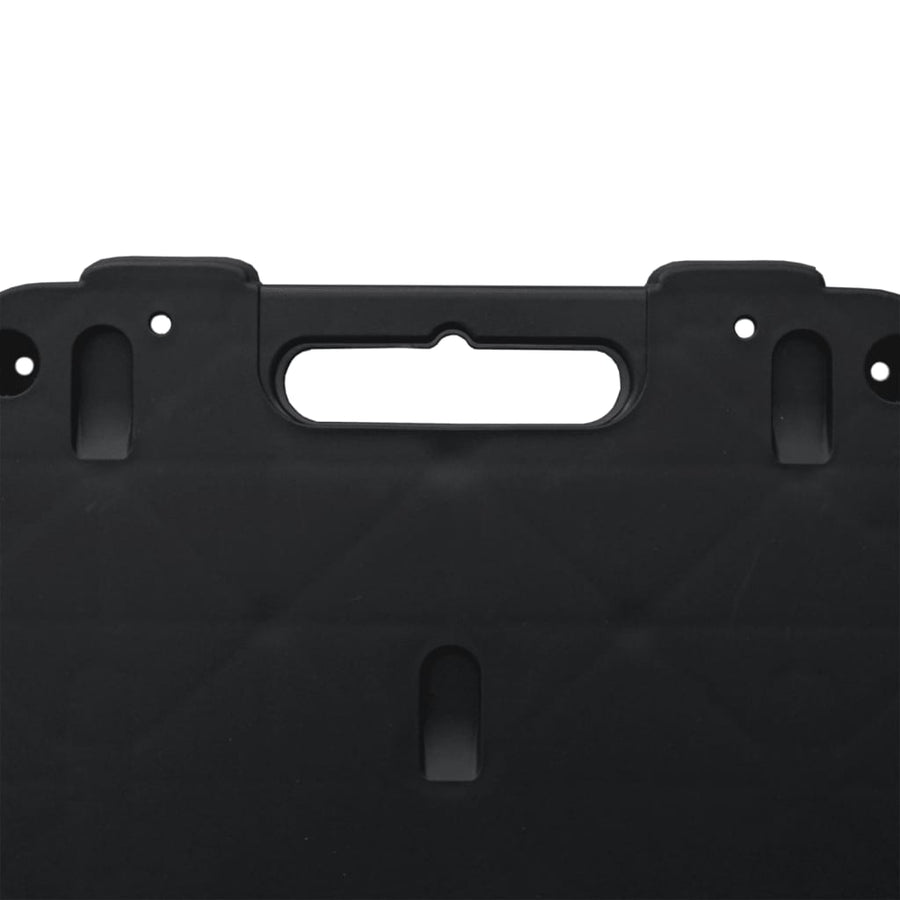 Transporttrolleys 3 st 58x38x12 cm polypropeen zwart