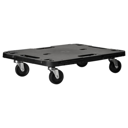 Transporttrolleys 5 st 58x38x12 cm polypropeen zwart