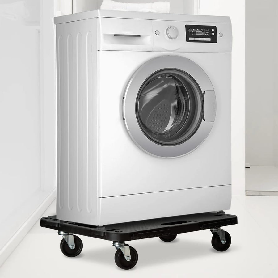 Transporttrolleys 5 st 58x38x12 cm polypropeen zwart