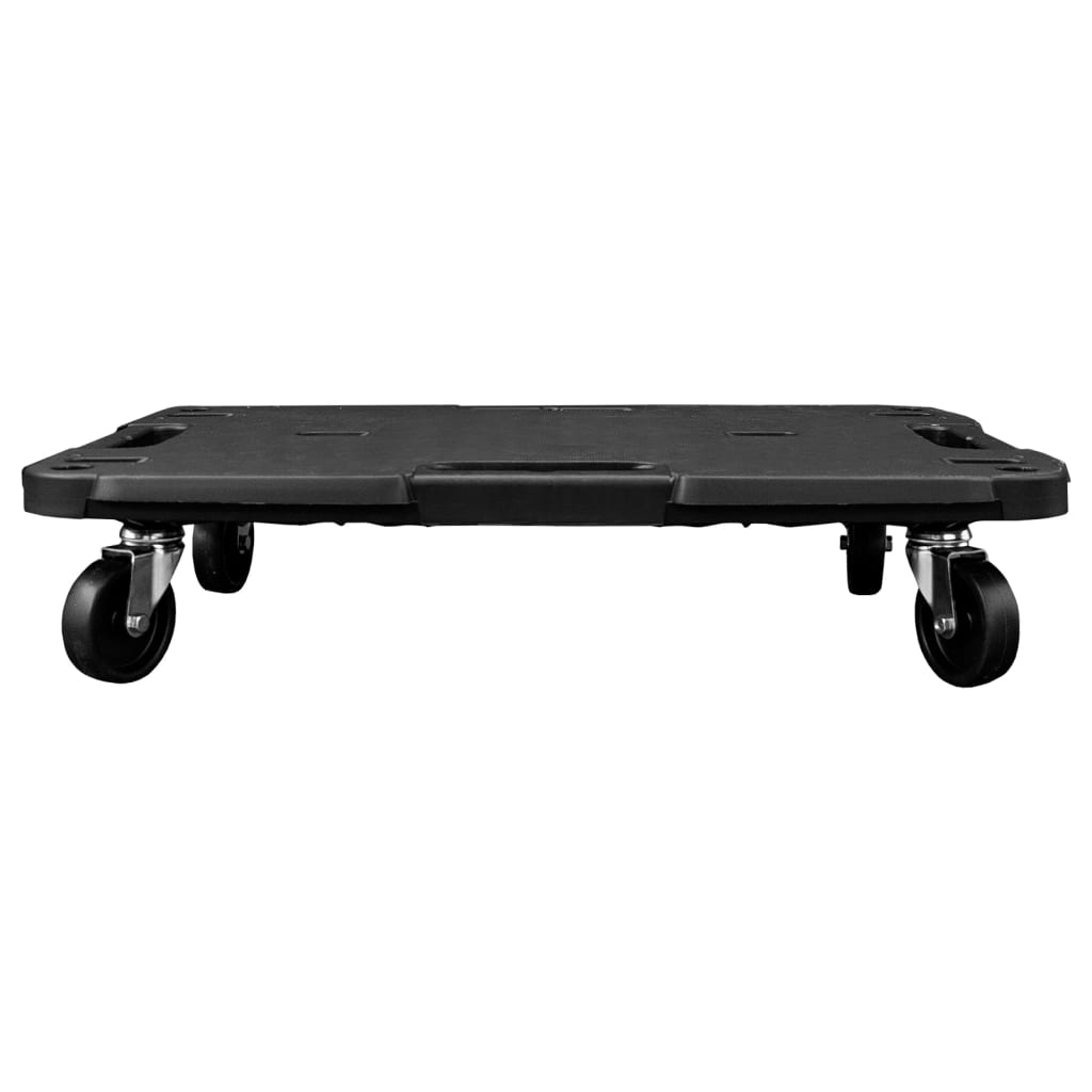 Transporttrolleys 5 st 58x38x12 cm polypropeen zwart
