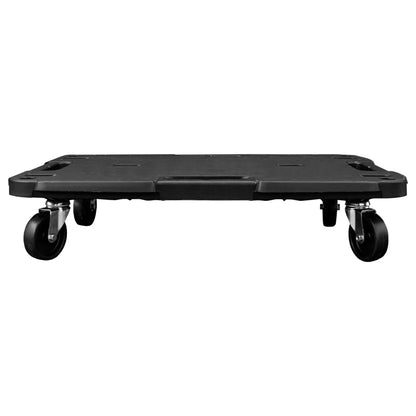Transporttrolleys 5 st 58x38x12 cm polypropeen zwart