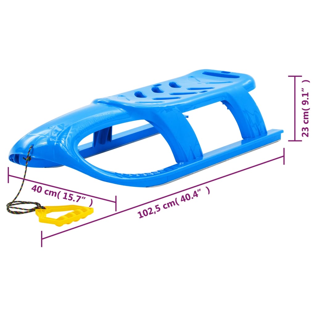 Kinder 102,5X40X23 Cm Polypropeen Blauw Slee