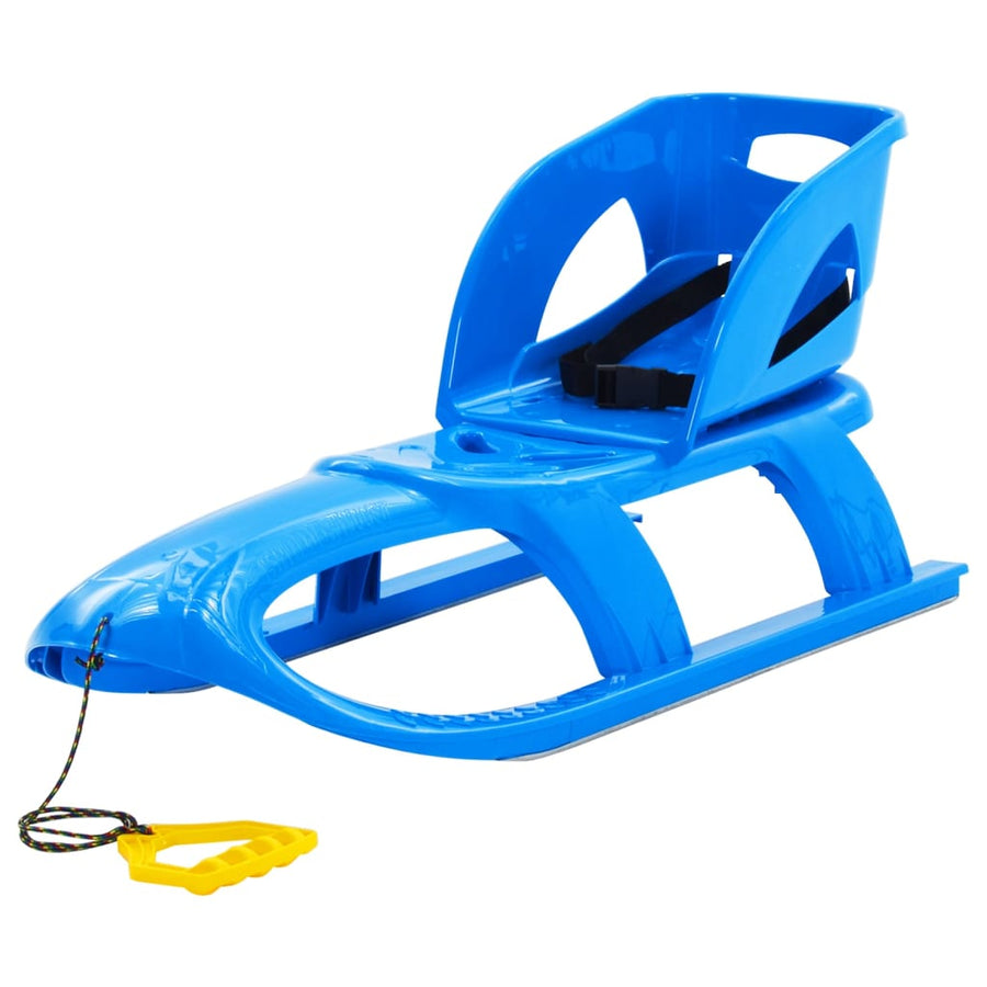 Slee Met Zitje 102,5X40X23 Cm Polypropeen Blauw Slee + zitting