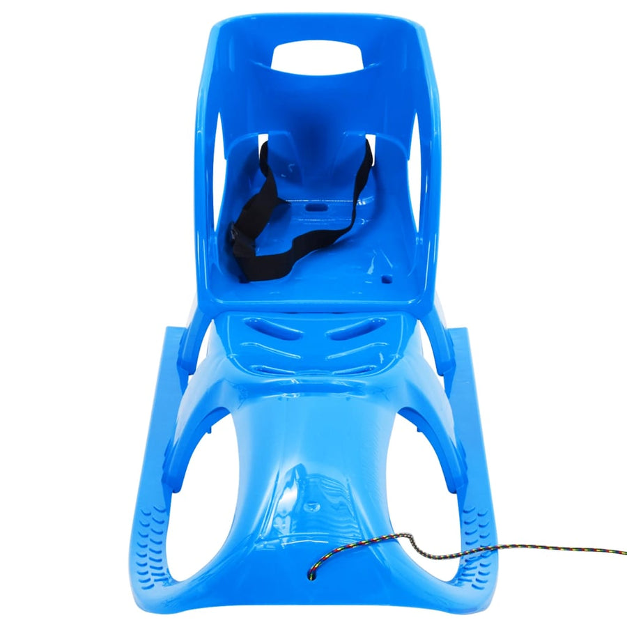 Slee Met Zitje 102,5X40X23 Cm Polypropeen Blauw Slee + zitting