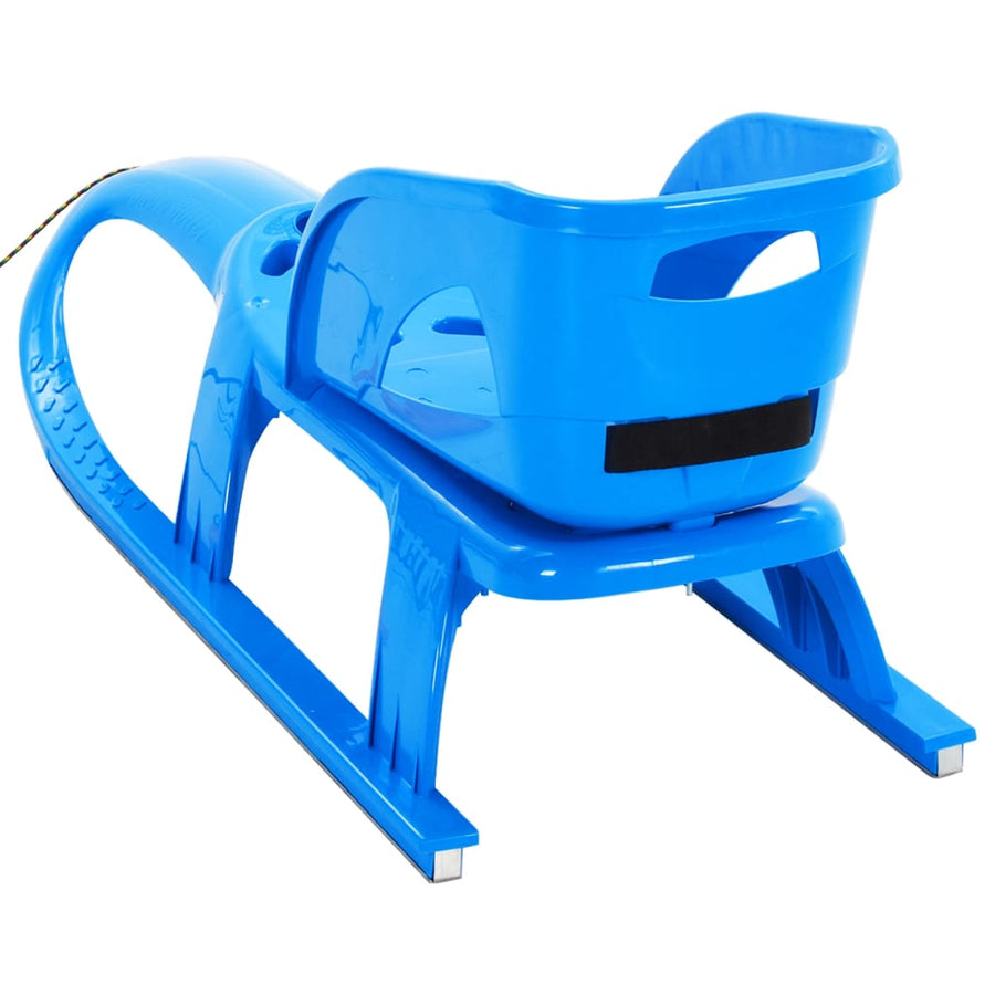 Slee Met Zitje 102,5X40X23 Cm Polypropeen Blauw Slee + zitting
