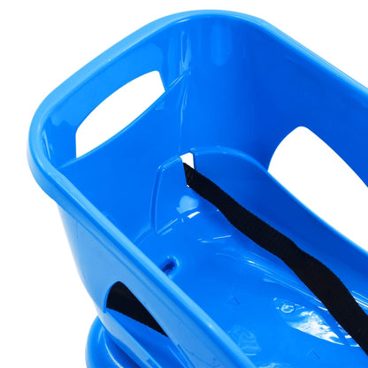 Slee Met Zitje 102,5X40X23 Cm Polypropeen Blauw Slee + zitting
