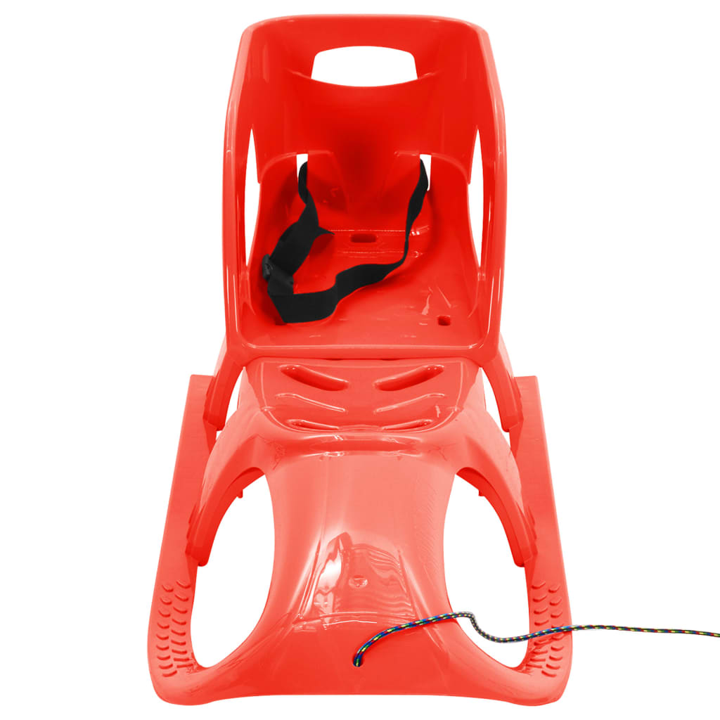 Slee Met Zitje 102,5X40X23 Cm Polypropeen Rood Slee + zitting