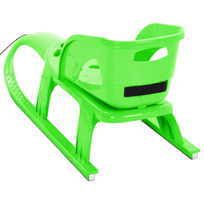 Slee met zitje 102,5x40x23 cm polypropeen groen
