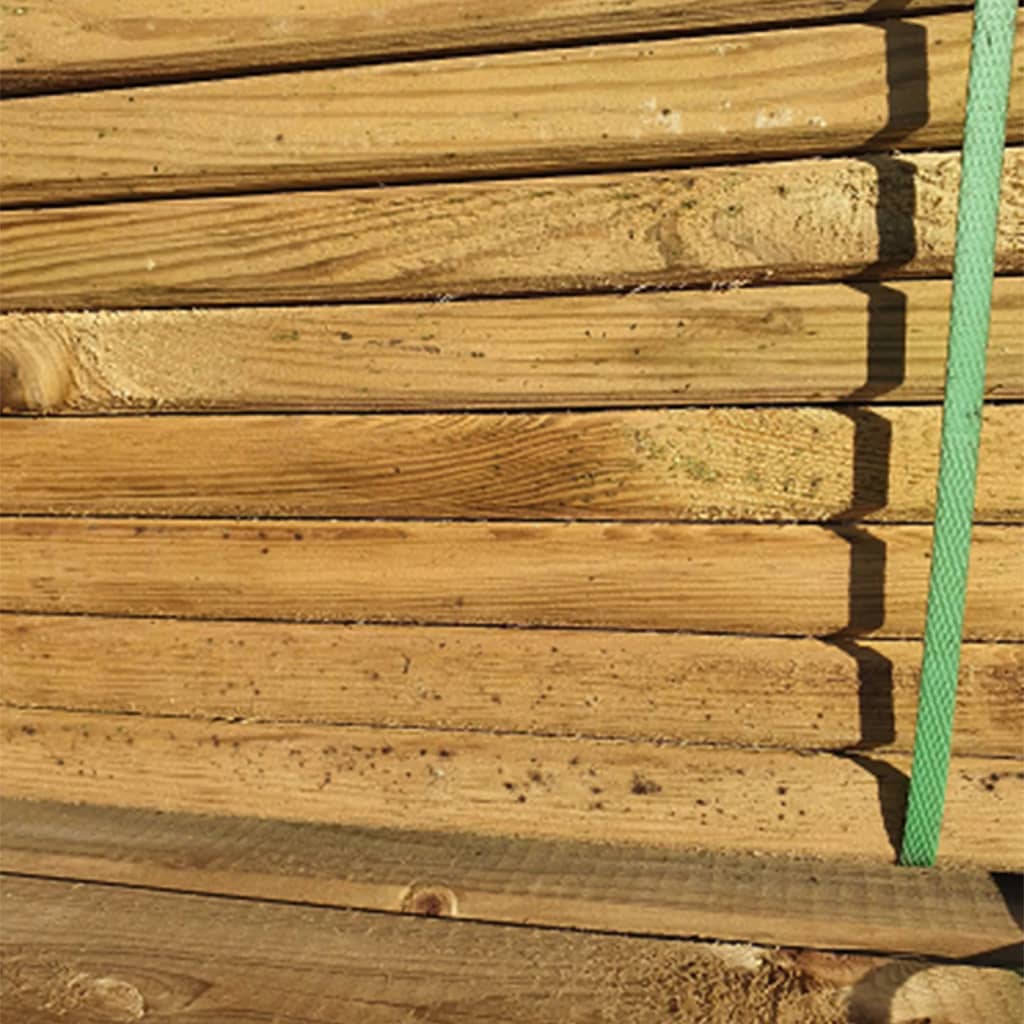 B-Stock Tuinbrug 170X74 Cm Geïmpregneerd Massief Grenenhout