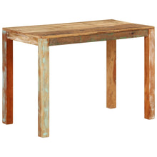 Eettafel 0x55x76 cm gerecycled massief mangohout 111 x 55 x 76 cm massief gerecycled hout