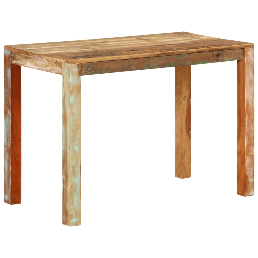 Eettafel 0x55x76 cm gerecycled massief mangohout 111 x 55 x 76 cm massief gerecycled hout