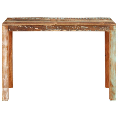 Eettafel 0x55x76 cm gerecycled massief mangohout 111 x 55 x 76 cm massief gerecycled hout