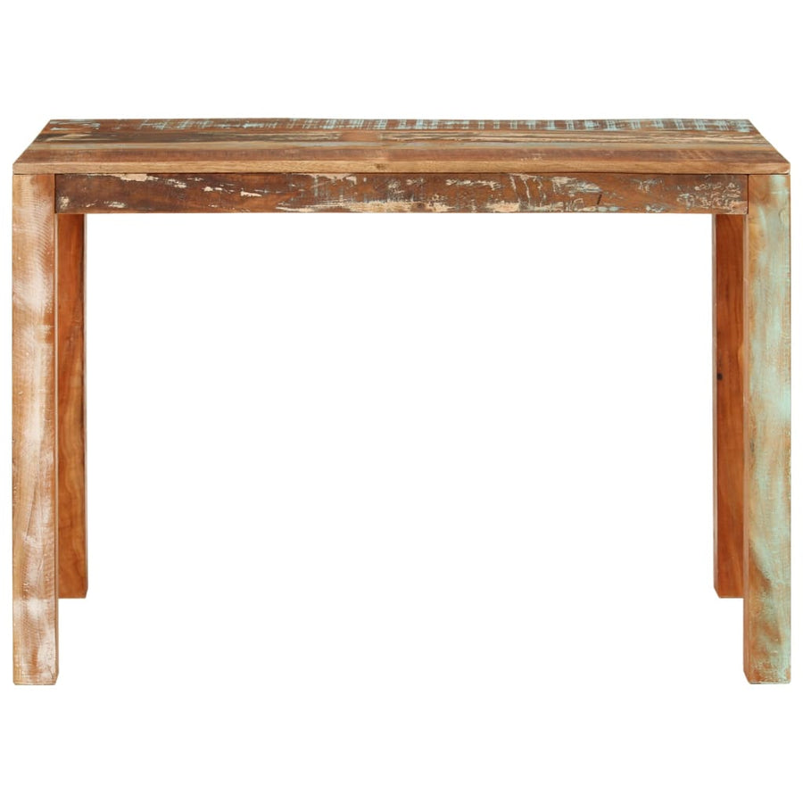 Eettafel 0x55x76 cm gerecycled massief mangohout 111 x 55 x 76 cm massief gerecycled hout