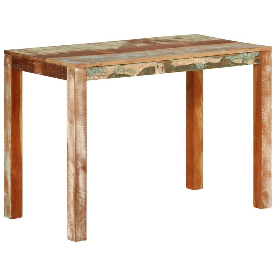 Eettafel 0x55x76 cm gerecycled massief mangohout 111 x 55 x 76 cm massief gerecycled hout