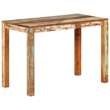 Eettafel 0x55x76 cm gerecycled massief mangohout 111 x 55 x 76 cm massief gerecycled hout