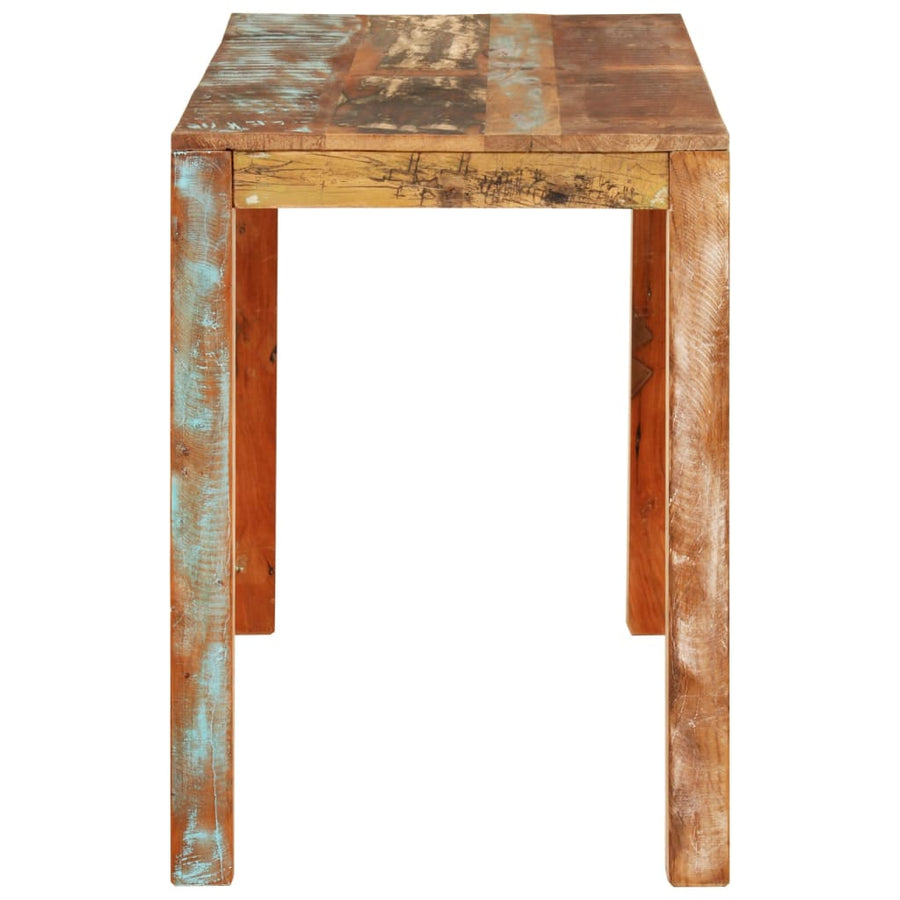 Eettafel 0x55x76 cm gerecycled massief mangohout 111 x 55 x 76 cm massief gerecycled hout