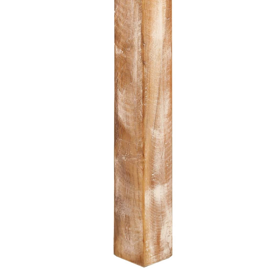 Eettafel 0x55x76 cm gerecycled massief mangohout 111 x 55 x 76 cm massief gerecycled hout
