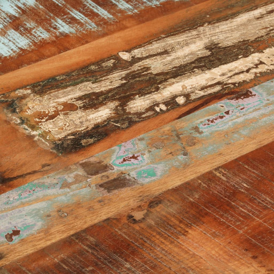 Eettafel 0x55x76 cm gerecycled massief mangohout 111 x 55 x 76 cm massief gerecycled hout
