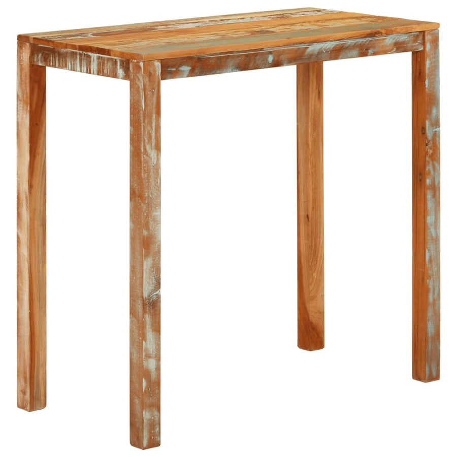 Bartafel Gerecycled Massief Mangohout 112 x 55 x 108 cm massief gerecycled hout