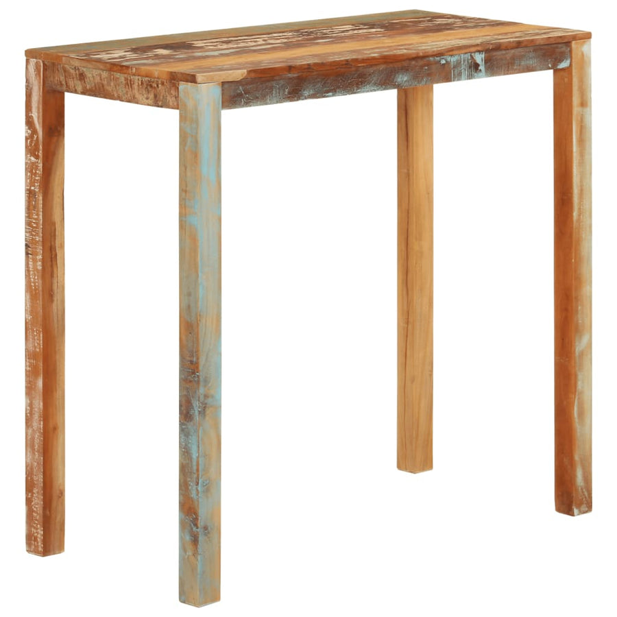 Bartafel Gerecycled Massief Mangohout 112 x 55 x 108 cm massief gerecycled hout