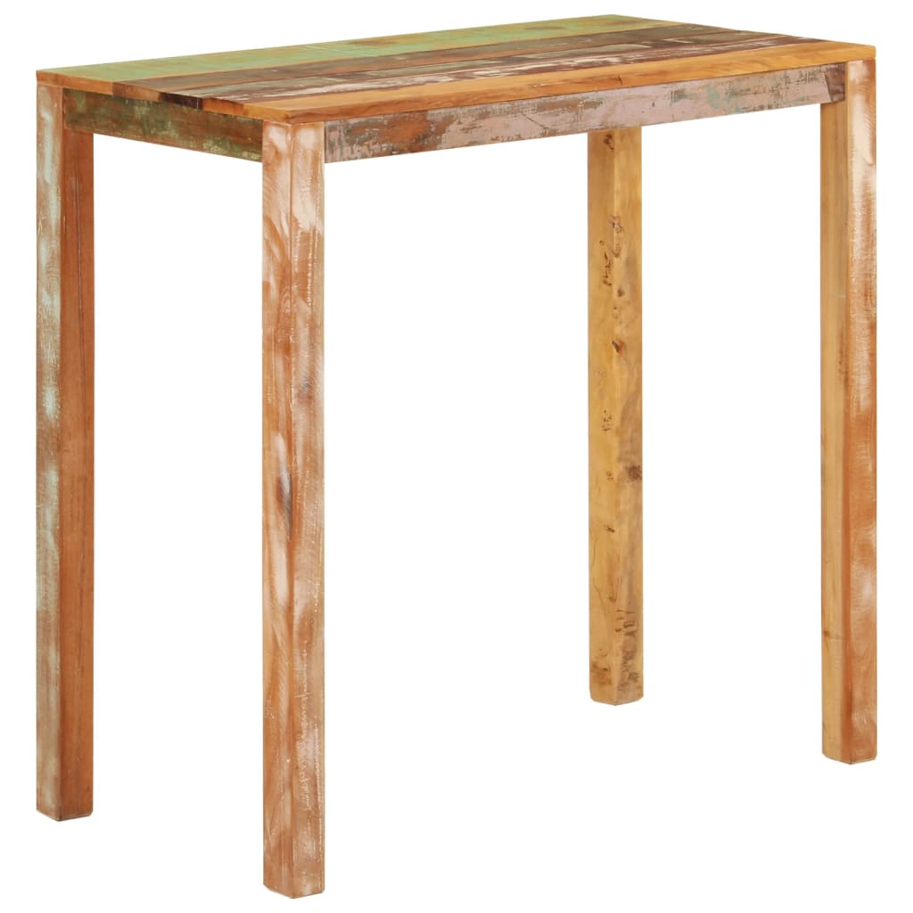 Bartafel Gerecycled Massief Mangohout 112 x 55 x 108 cm massief gerecycled hout