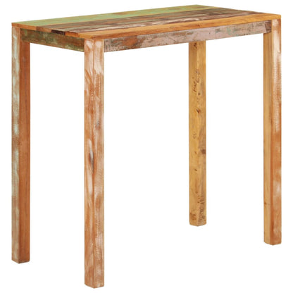 Bartafel Gerecycled Massief Mangohout 112 x 55 x 108 cm massief gerecycled hout