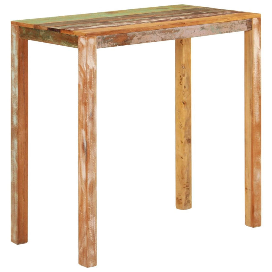 Bartafel Gerecycled Massief Mangohout 112 x 55 x 108 cm massief gerecycled hout