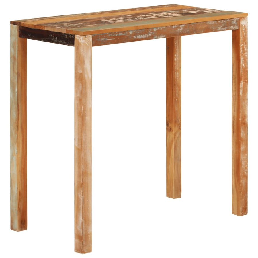 Bartafel Gerecycled Massief Mangohout 112 x 55 x 108 cm massief gerecycled hout