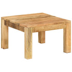 Coffee table 55x55x35 cm solid mango wood