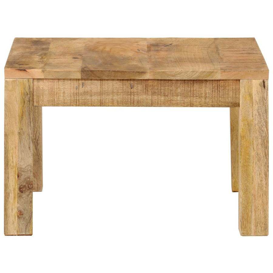 Salontafel 55 x 55 x 35 cm massief mangohout