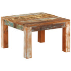 Coffee table 55x55x35 cm solid reclaimed wood