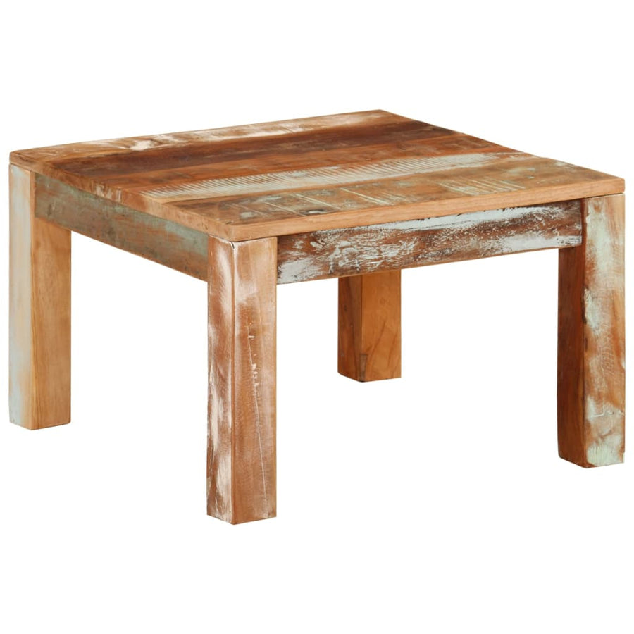 Salontafel 55 x 55 x 35 cm massief gerecycled hout