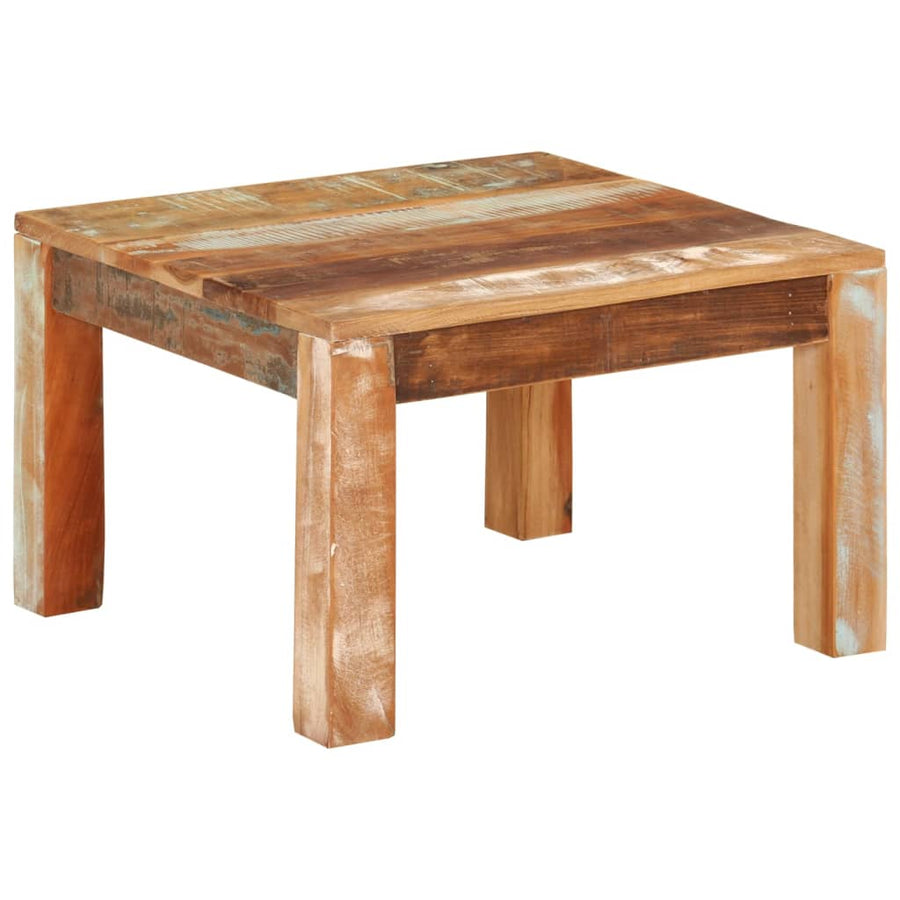 Salontafel 55 x 55 x 35 cm massief gerecycled hout