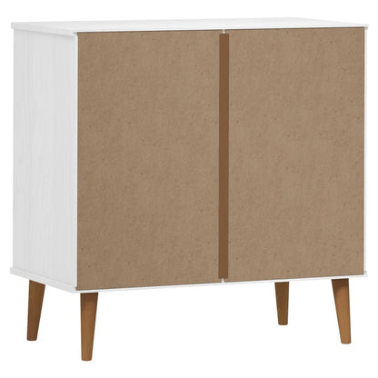 Ladekast Molde 80X40X80 Cm Massief Grenenhout Wit