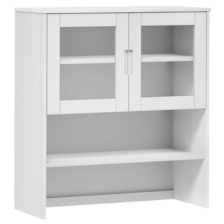 Opzetkast Molde 90X35X100 Cm Massief Grenenhout Wit