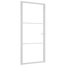 Binnendeur 93X201,5 Cm Esg-Glas En Aluminium Wit