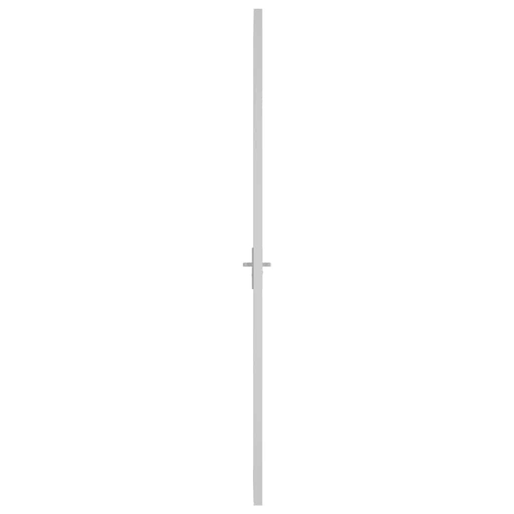 Binnendeur 93X201,5 Cm Esg-Glas En Aluminium Wit