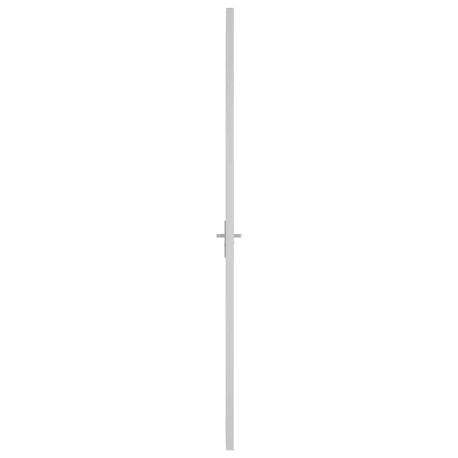 Binnendeur 93X201,5 Cm Esg-Glas En Aluminium Wit