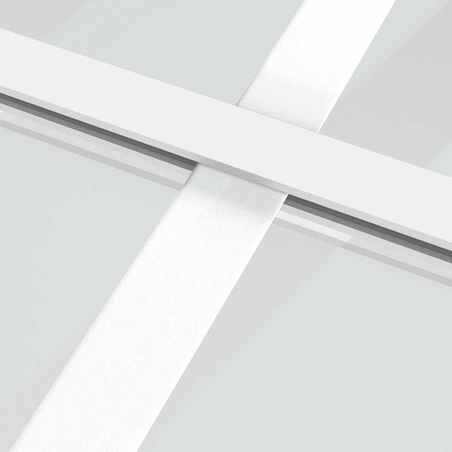Binnendeur 102,5X201,5 Cm Esg-Glas En Aluminium 1